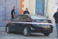 بالصور: إطلاق نار على مركبة في مدينة اللد دون وقوع إصابات 